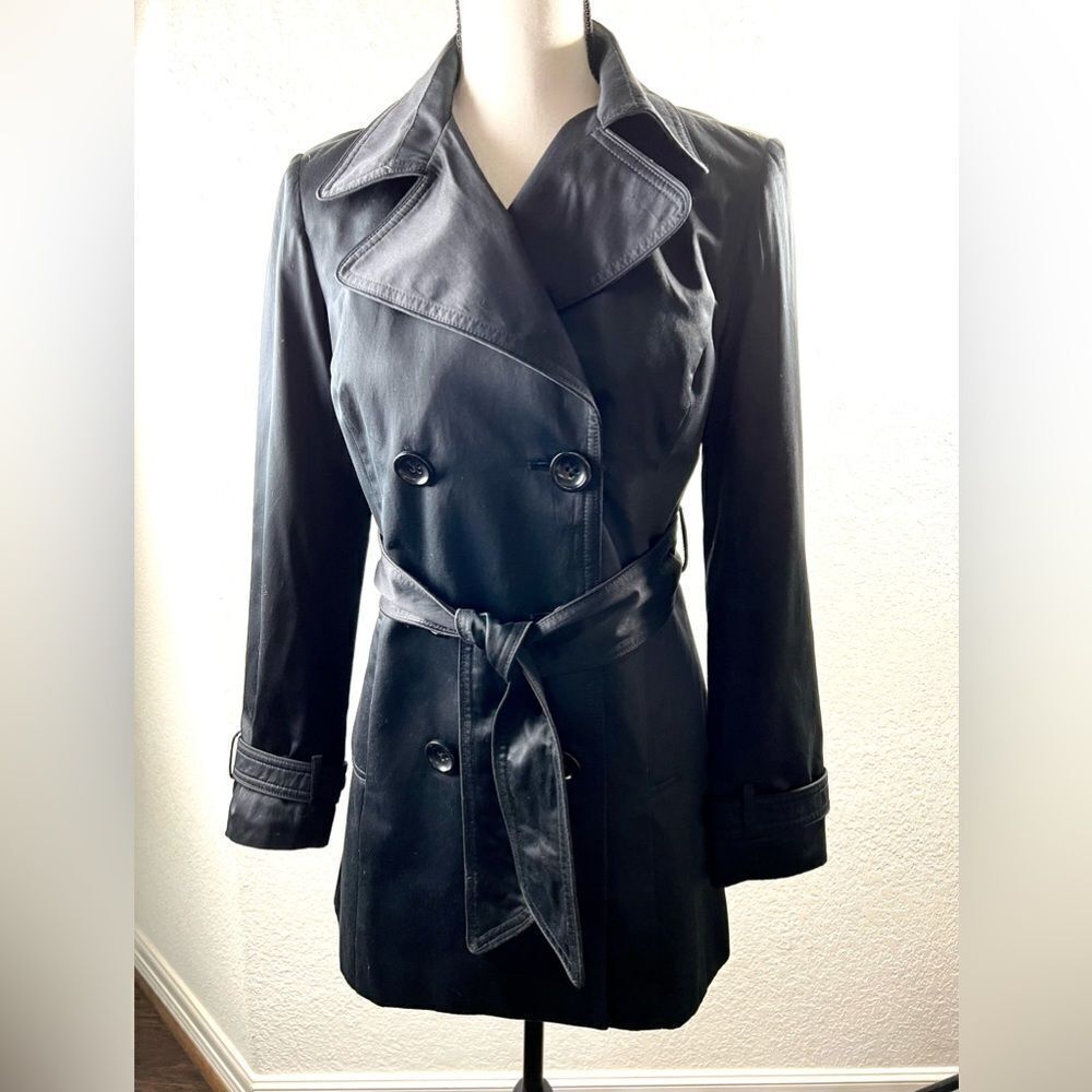 White House Black Market Double Breasted Coat